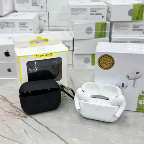 Made in Japan Airpods Pro⚡(2nd generation) with MagSafe Charging Case (USB‑C) With Active ANC and Free Silicon Case