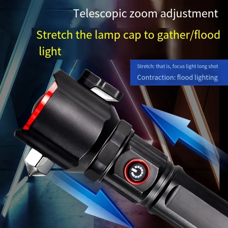 1Km Range 8800mAh Waterproof Laser LED Tactical Flashlight | Germany Lot (🔥BIG SALE - 65% OFF)